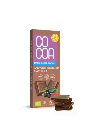 Cocoa Czekolada jagodowa z witamin� c z aceroli 40 g Bio