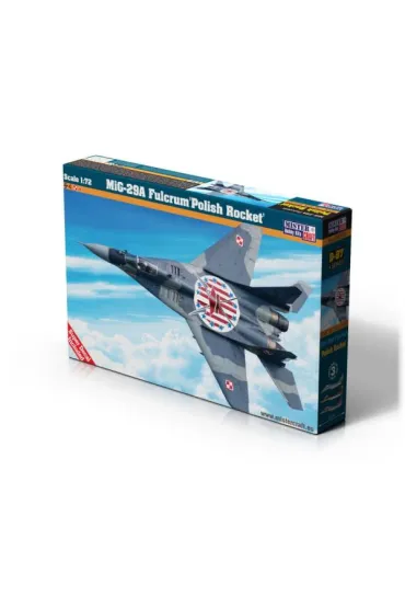 Model do sklejania 1:72 My�liwiec MiG-29A Fulcrum "Polish Rocket" Zestaw farby + p�dzelek Olymp Aircraft