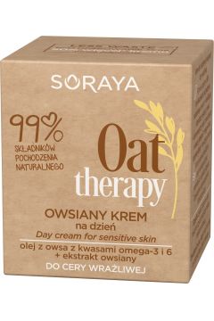 Soraya Oat Therapy Day Cream owsiany krem do twarzy na dzie do cery wraliwej 75 ml