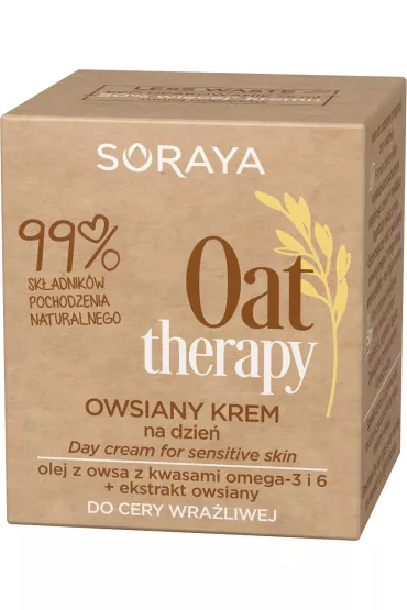 Soraya Oat Therapy Day Cream owsiany krem do twarzy na dzie� do cery wra�liwej 75 ml
