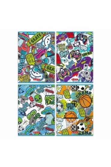 Herlitz Zeszyt A5 Dzieci�ce Graffiti dwie linie 32 kartki