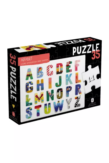 Puzzle 35 el. Alfabet Nasza Ksi�garnia - Anna  Salamon