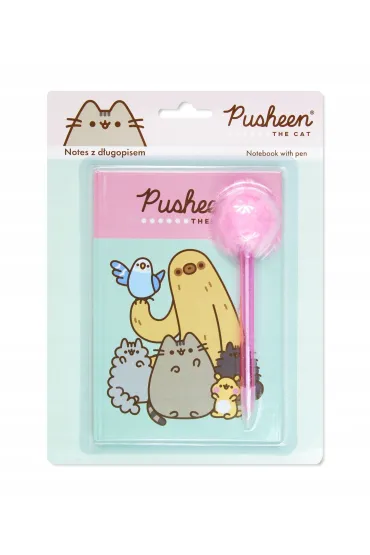 Notes B5 z d�ugopisem Pusheen linia 40 kartek