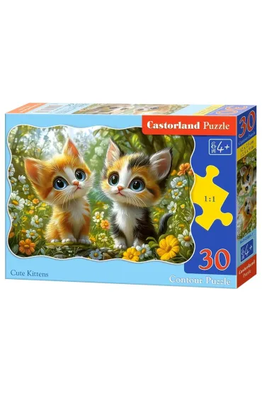 Puzzle 30 Cute Kittens CASTOR Castorland