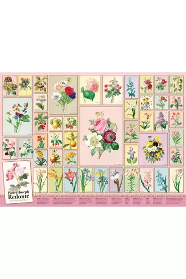 Puzzle 1000 el. Pierre-Joseph Redoute Cobble Hill - Pierre-Joseph Redoute