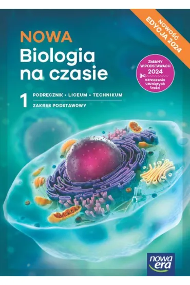Pakiet NOWA Biologia na czasie 1. Podr�cznik i karty pracy ucznia dla liceum og�lnokszta�c�cego i technikum. Zakres podstawowy. Edycja 2024 - Barbara Januszewska-Hasiec, Jacek Paw�owski, Joanna Koby�ecka, Jolanta Holeczek, Renata Stencel, Anna  Helmin