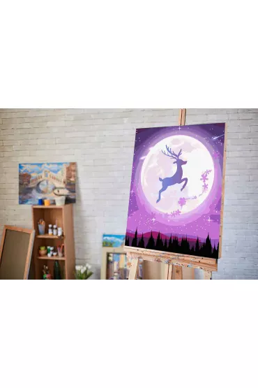Twoje Hobby Malowanie po numerach - Bajkowy jele� 40x50cm
