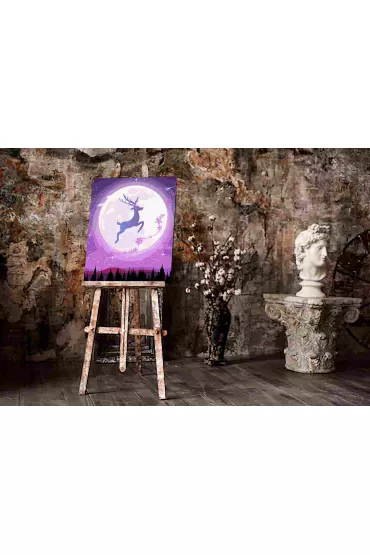 Twoje Hobby Malowanie po numerach - Bajkowy jele� 40x50cm