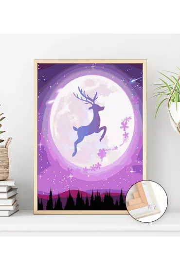 Twoje Hobby Malowanie po numerach - Bajkowy jele� 40x50cm