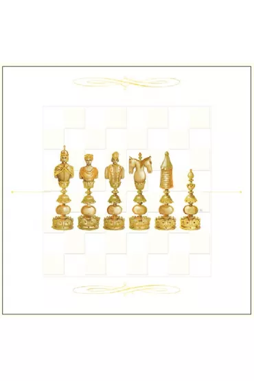 DaVinci Karnet G05 41A 038 + koperta Szachy z�oty 16x16 cm