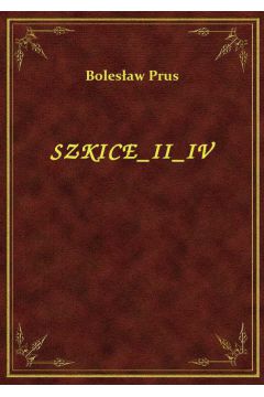 eBook Szkice II IV epub
