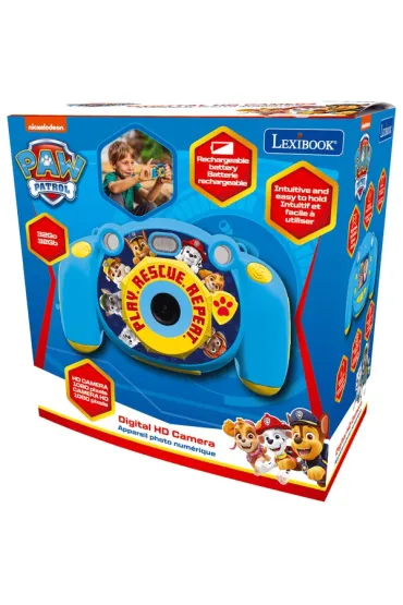 Aparat cyfrowy dzieci�cy Psi Patrol z funkcj� robienia zdj�� i wideo Lexibook DJ080PA Lexibook-Apollo