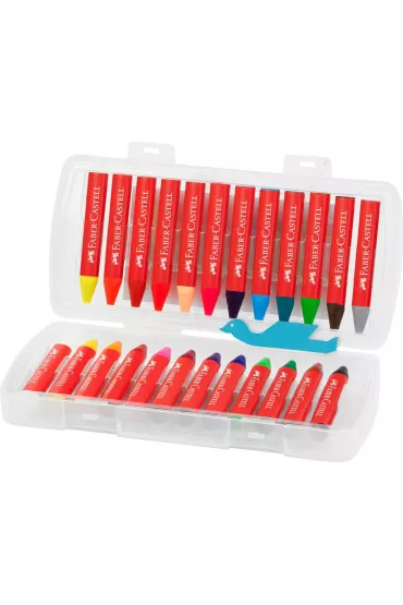 Faber-Castell Kredki woskowe tr�jk�tne 24 szt.