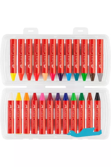 Faber-Castell Kredki woskowe tr�jk�tne 24 szt.