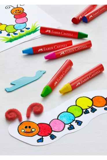 Faber-Castell Kredki woskowe tr�jk�tne 24 szt.