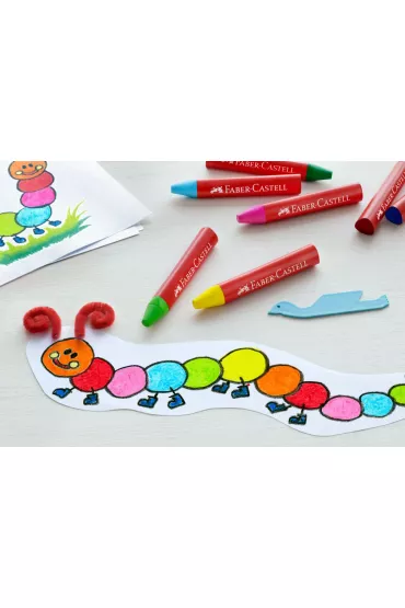Faber-Castell Kredki woskowe tr�jk�tne 24 szt.