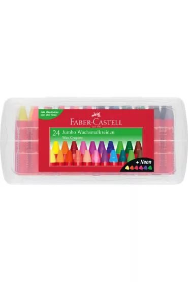 Faber-Castell Kredki woskowe tr�jk�tne 24 szt.