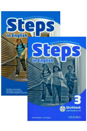 Zestaw: Steps In English 3, podr�cznik + zeszyt �wicze� - Ewa Palczak, Tim Falla, Paul Shipton, Sylvia Wheeldon