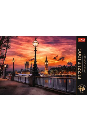 Puzzle 1000 el. Premium Plus Quality Photo Odyssey: Big Ben, Londyn Trefl
