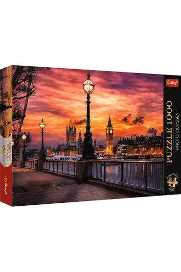 Puzzle 1000 el. Premium Plus Quality Photo Odyssey: Big Ben, Londyn Trefl
