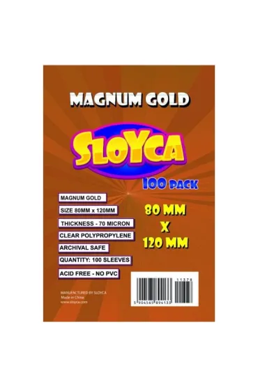 Baldar Koszulki Magnum Gold 80x120 mm 100 szt.