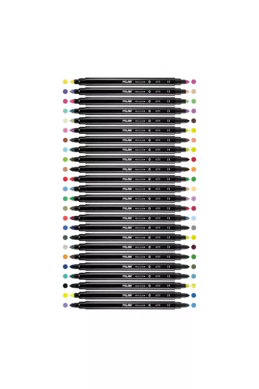 Milan Flamastry dwustronne Bicolor 48 kolor�w