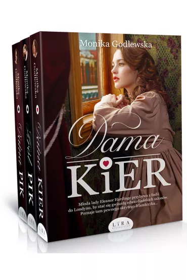 Pakiet Dama Kier. Tomy 1-3: Dama Kier, Kr�l Pik, Dama Pik - Monika Godlewska