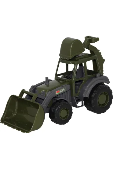 Polesie 49285 Traktor-koparka wojskowy w siatce
