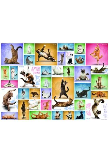 Puzzle 1000 el. Joga koty Eurographics