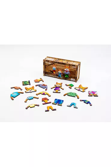 Puzzle Uk�adanka drewniana Lisy PuzzleOK