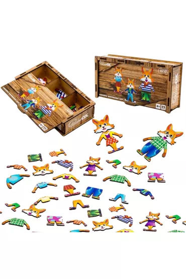 Puzzle Uk�adanka drewniana Lisy PuzzleOK