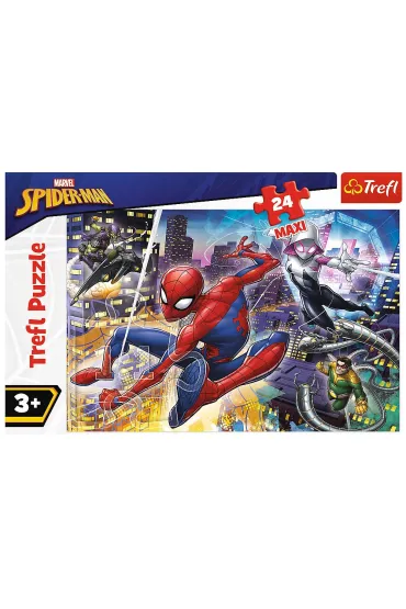 Puzzle maxi 24 el. Nieustraszony Spider-Man Trefl