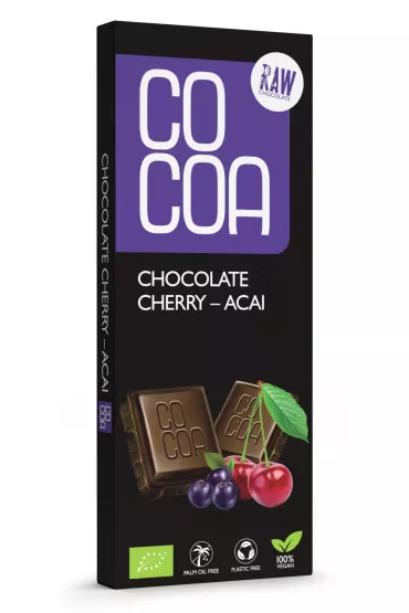 Cocoa Czekolada surowa wi�nia - acai 40 g Bio