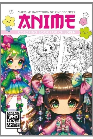 Fresh Kolorowanka A4 Anime Dla Dzieci ro�owa