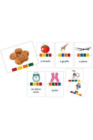 Gra English words - j�zykowe karty edukacyjne ADAMIGO 8056