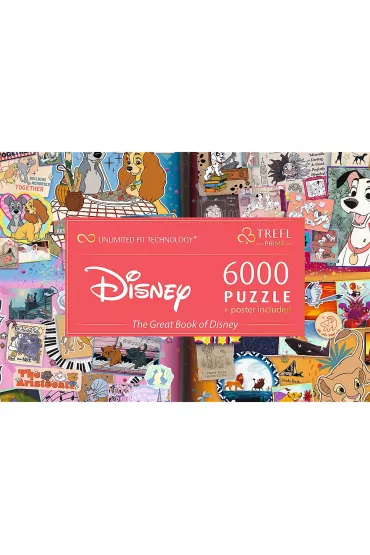 Puzzle 6000 el. Disney Magical Book of Fairytales Trefl