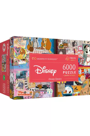 Puzzle 6000 el. Disney Magical Book of Fairytales Trefl