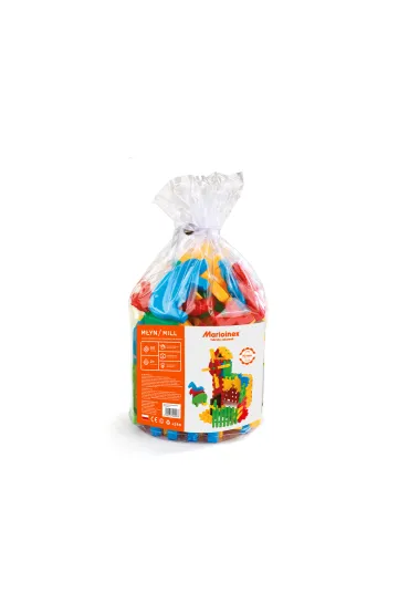 Klocki konstrukcyjne dla najm�odszych Klocki konstrukcyjne M�yn 50 element�w MARIOINEX 900963