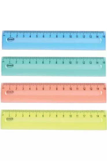 Centrum Linijka plastikowa 15 cm