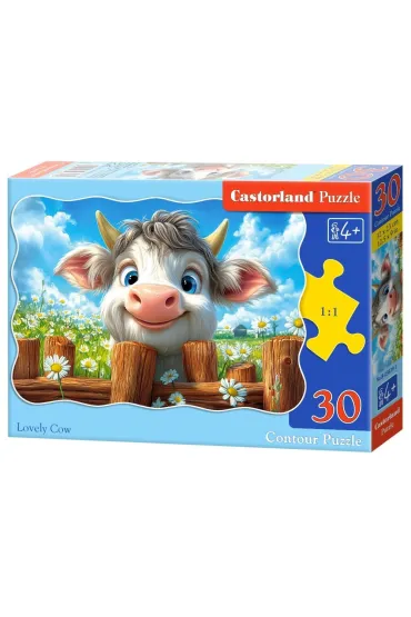 Puzzle 30 el. Lovely Cow Castorland