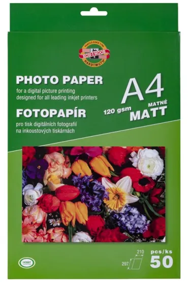 Koh-I-Noor Papier foto A4/50 120 g Matt
