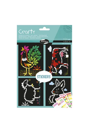 Zestaw kreatywny Crafty Zwierz�ta gospodarskie Avenue Mandarine