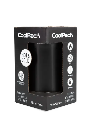 Patio Kubek termiczny Coolpack Coffee Mug Tom Black 350 ml