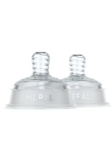 Mepal Smoczek do karmienia niemowlt z powolnym przepywem Mio 108062053100 2 szt.