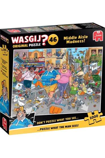 Puzzle 1000 Wasgij Jumbo Retro sza� zakup�w Tm Toys