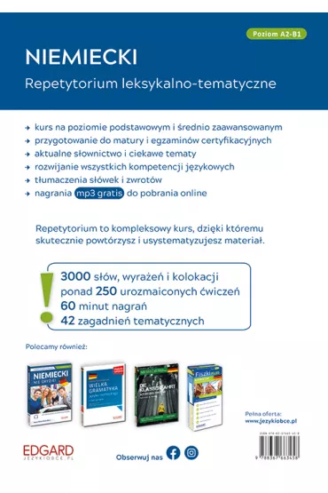 Niemiecki. Repetytorium leksykalno-tematyczne A2-B1