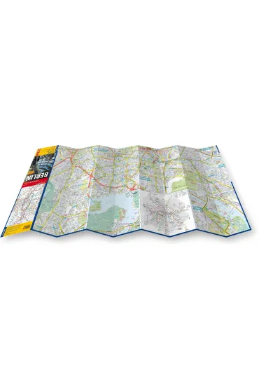 Berlin city street map 1:15 000 laminat 2024