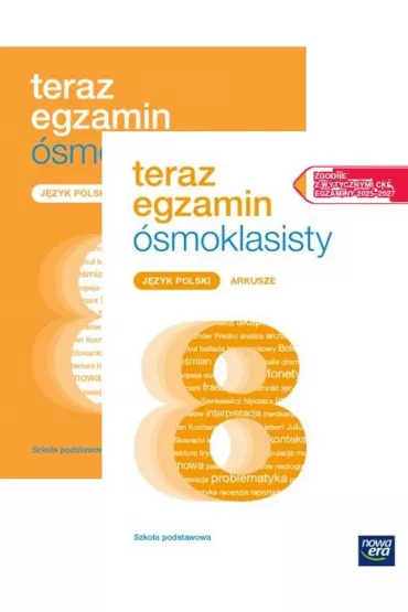 Pakiet Teraz egzamin �smoklasisty. J�zyk polski. Repetytorium i Arkusze