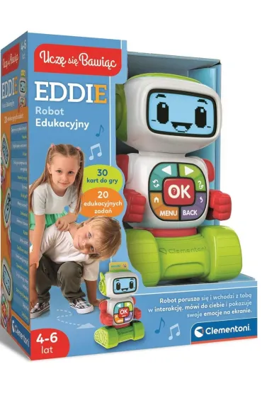Edukacyjny Robot Eddie Clementoni