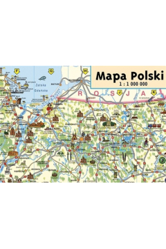 Mapa Polski Junior mapa cienna 1: 1 000 000